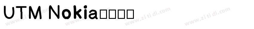 UTM Nokia字体转换
